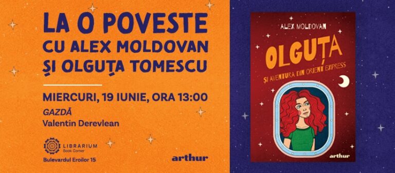 19.06 Lansare de carte: Olguta si aventura din Orient Express