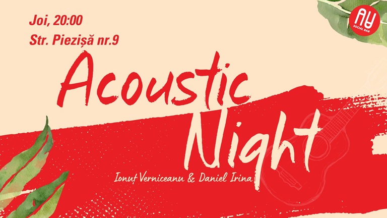 4.07 Acoustic night: muzica live ca odinioara