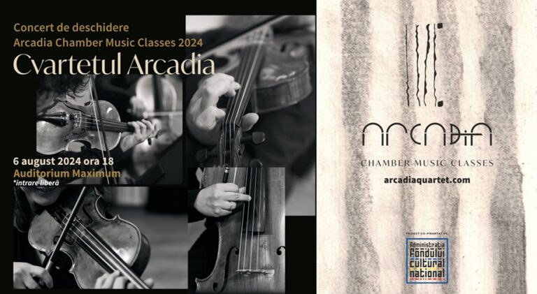 6.08 Concert de deschidere: Cvartetul Arcadia – Arcadia Chamber Music Classes