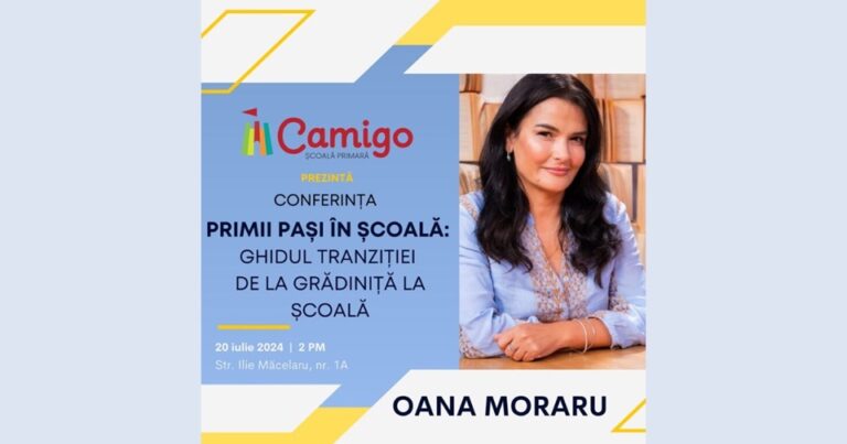 20.07 Conferință educațională: Primii pași în școală
