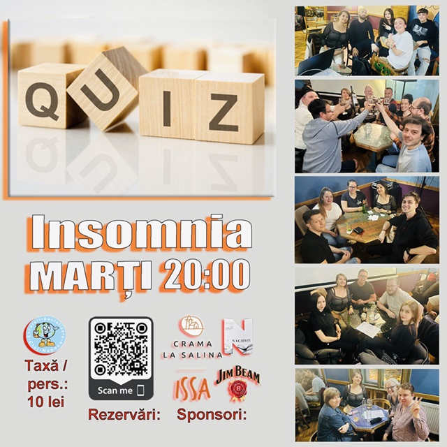9.07 Concurs de cultură generală: Quiz Night