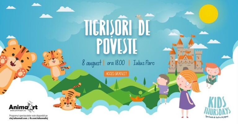 8.08 Kids Thursday – Teatru de Păpuși: Tigrișorii de poveste