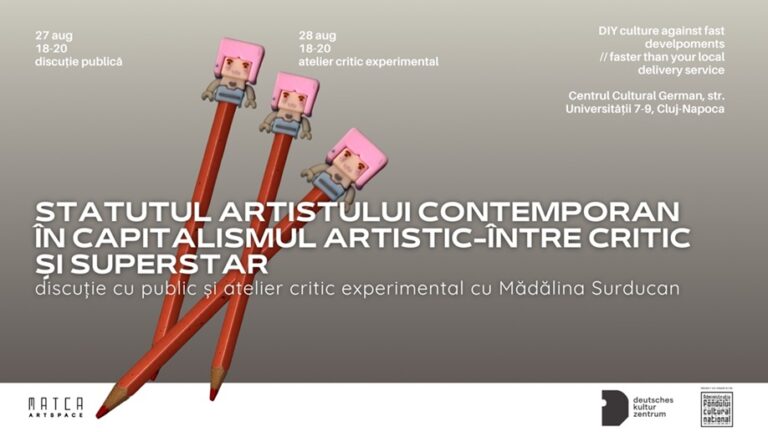 28.08 Atelier critic experimental cu Mădălina Surducan