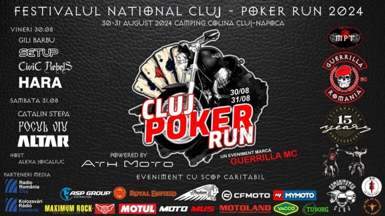 30-31.08 Festival: Cluj Poker Run