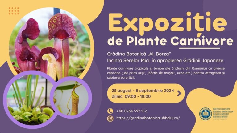 27.08 Expoziție de plante carnivore