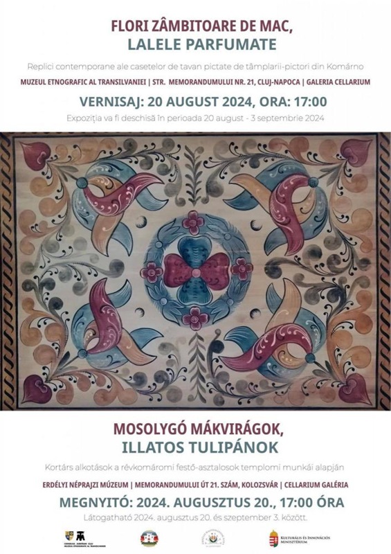 27.08 Expoziție: Flori zâmbitoare de mac, lalele parfumate