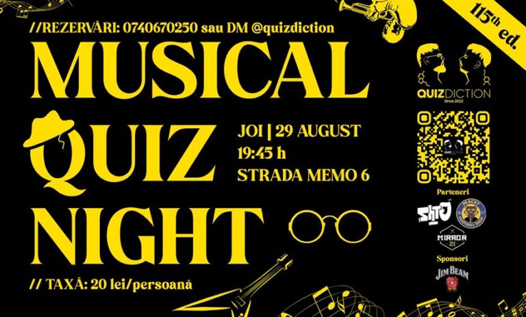 29.08 Musical Quiz Night