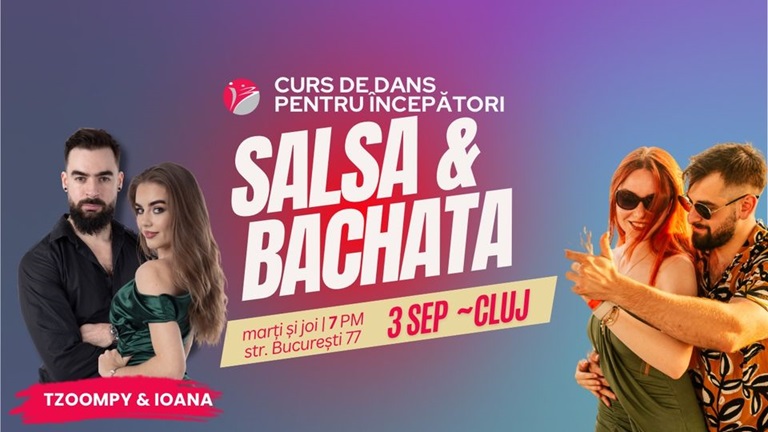 3.09 Curs: Salsa si Bachata pentru adulti