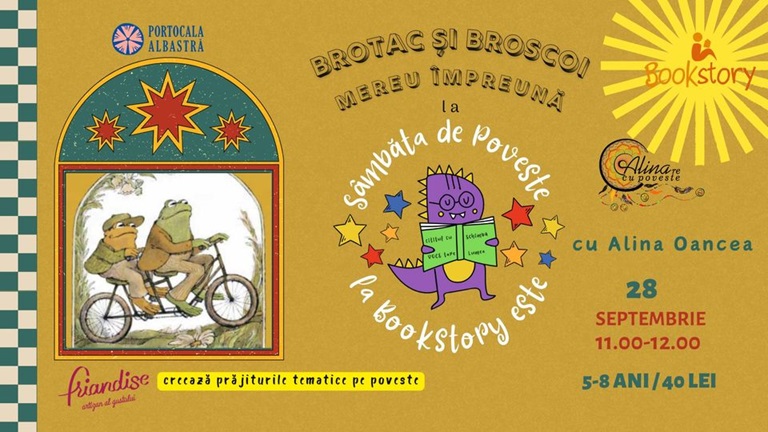28.09 Atelier: Sâmbăta de poveste – Broscoi și Brotac