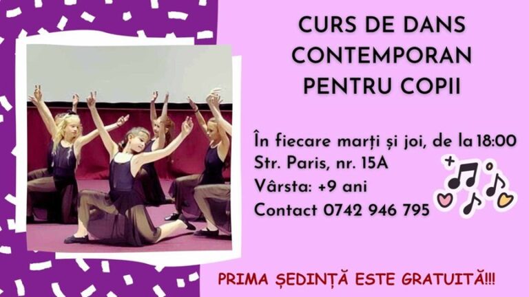 17.09 Dans contemporan pentru copii