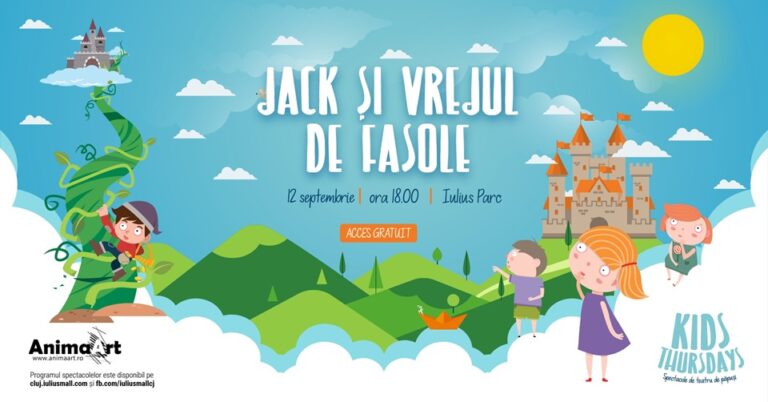 12.09 Kids Thursday – Teatru de Păpuși: Jack și Vrejul de fasole