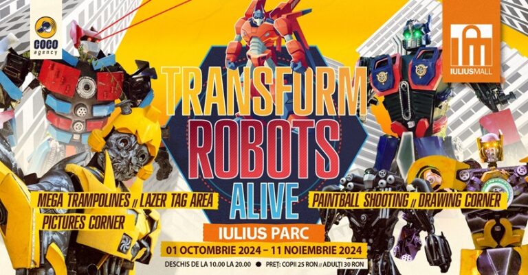 1.10-11.11 Expoziție: Transform Robots Alive