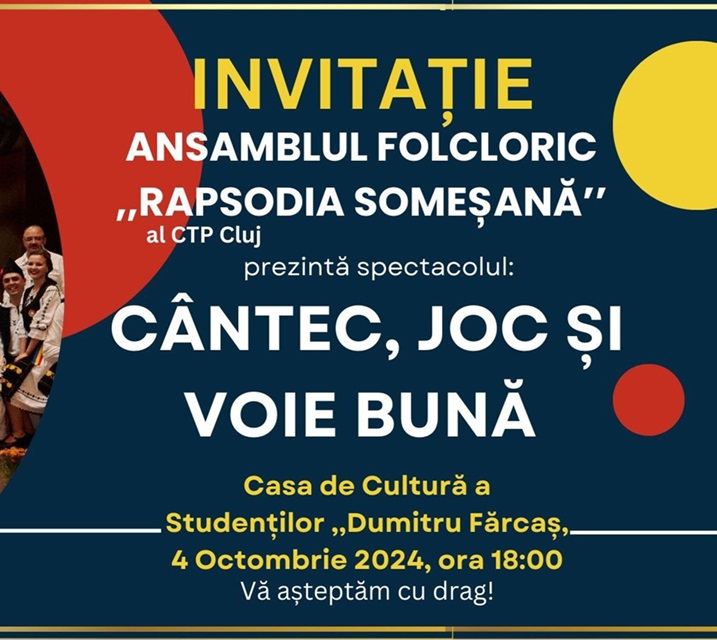 4.10 Spectacol folcloric: Cântec, joc și voie bună