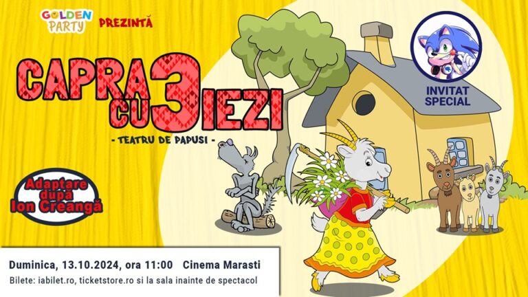 13.10 Teatru de păpuși: Capra cu 3 iezi
