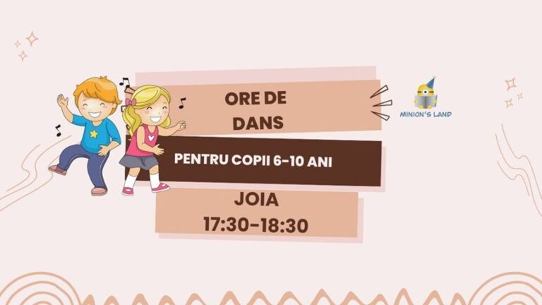 24.10 Cursuri de dans pentru copii 6-10 ani