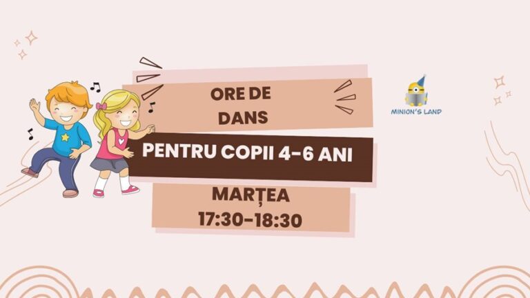 15.10 Cursuri de dans pentru copii 4-6 ani