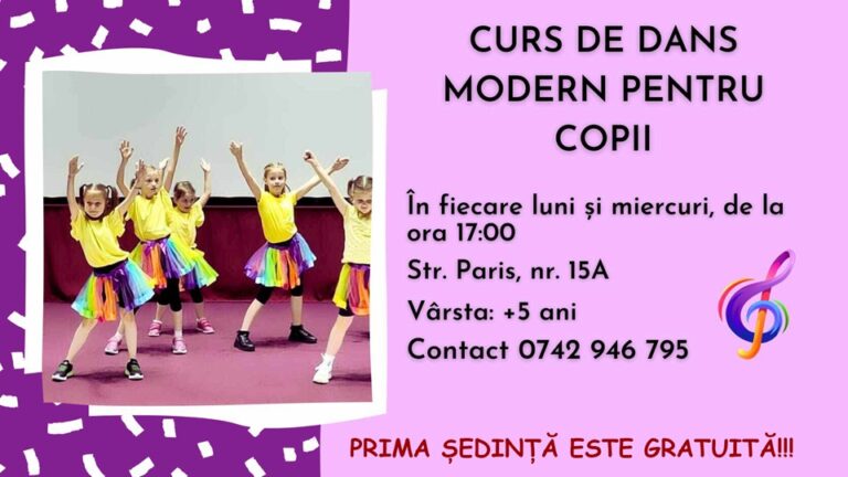 16.10 Dans modern pentru copii