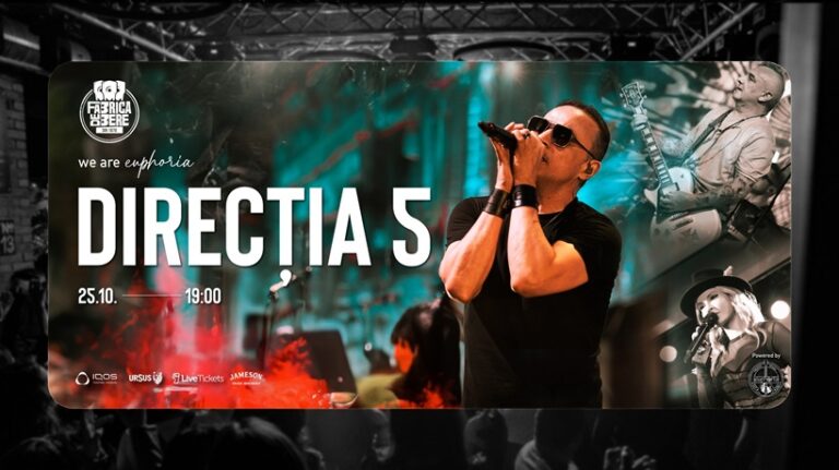 25.10 Concert: Direcția 5