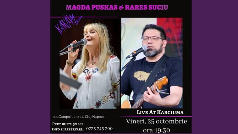 25.10 Concert: Magda Puskas si Rares Suciu