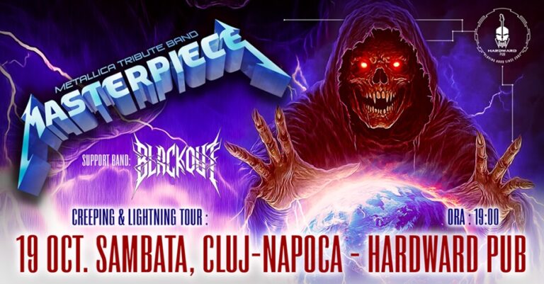 19.10 Masterpiece-Metallica tribute band & Blackout