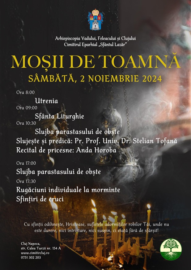 2.11 𝗥𝗲𝗰𝗶𝘁𝗮𝗹 𝗱𝗲 𝗽𝗿𝗶𝗰𝗲𝘀𝗻𝗲: Sâmbăta Morților – Moșii De Toamnă