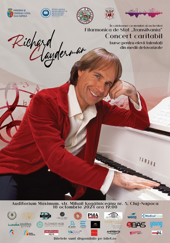 10.10 Concert caritabil: Richard Clayderman