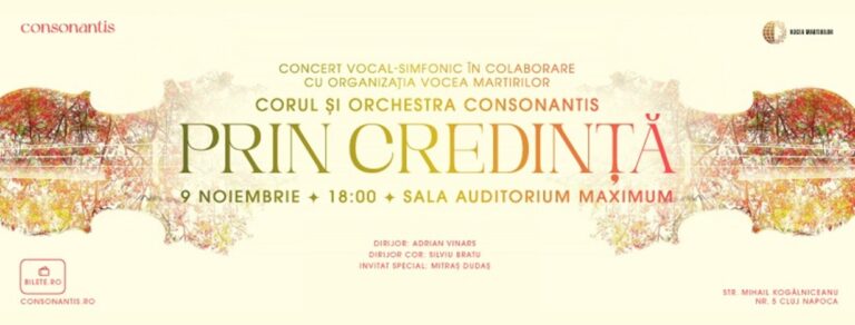 9.11 Concert vocal-simfonic: Prin credință