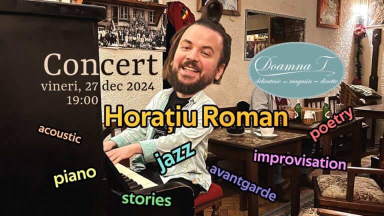 27.12 Concert acustic de jazz solo pian