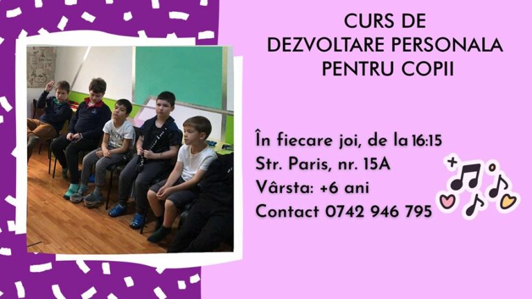 17.04 Curs de dezvoltare personală pentru copii