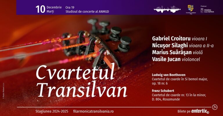 10.12 Recital cameral: Cvartetul Transilvan