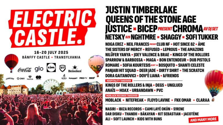 De neratat la Electric Castle 2025: Justin Timberlake, Queens of The Stone Age, Justice, Bicep și mulți alți artiști