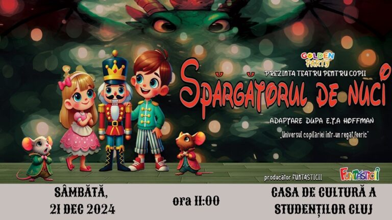 21.12 Spectacol de teatru pentru copii: Spărgătorul de nuci