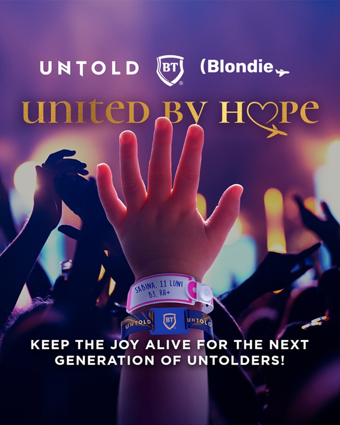 UNTOLD ȘI BANCA TRANSILVANIA LANSEAZĂ CAMPANIA “UNITED BY HOPE”
