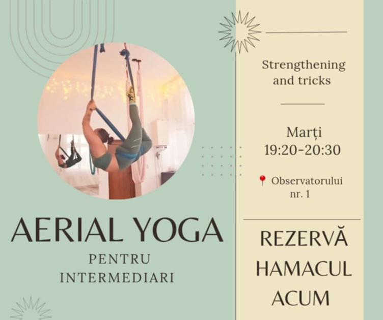 4.02 Aerial yoga pentru intermediari