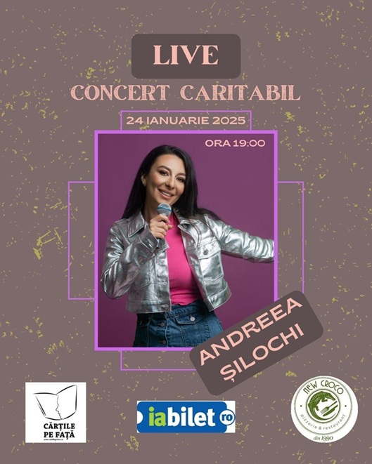 24.01 Concert caritabil: Andreea Şilochi