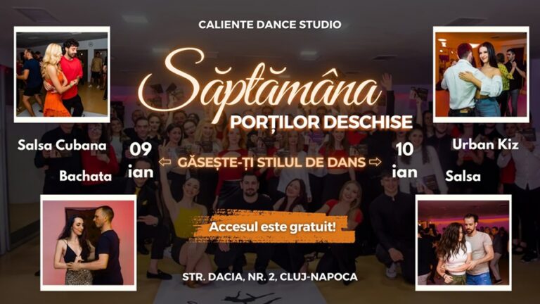 9-11.01 Săptămâna Porților Deschise: Caliente Week