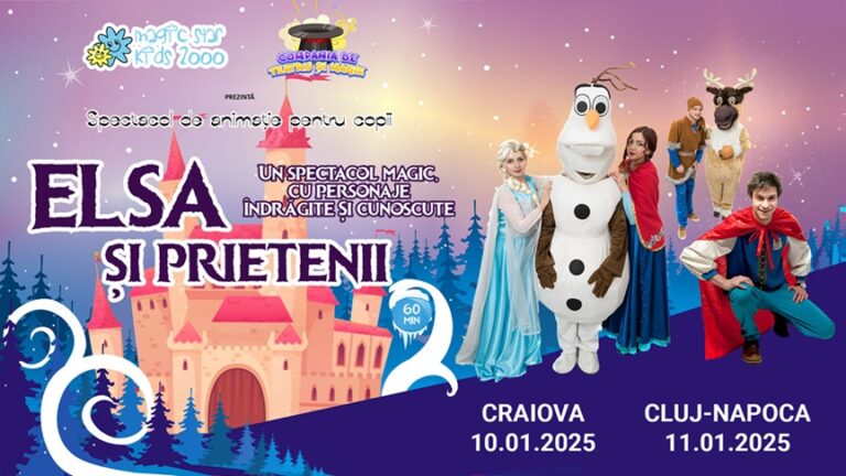 11.01 Spectacol pentru copii: Elsa si Prietenii