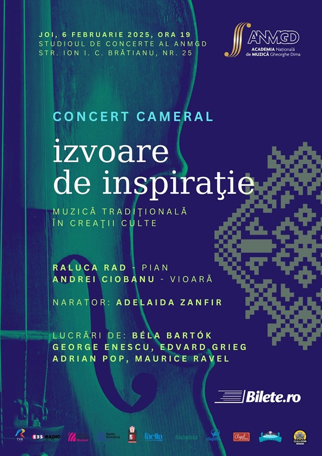 6.02 Concert cameral: Izvoare de inspirație: muzică tradițională în creații culte