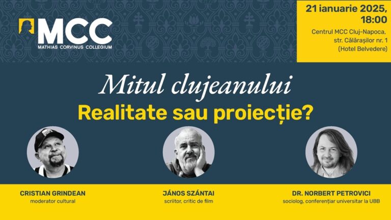 21.01 Mitul clujeanului – Realitate sau proiecție?
