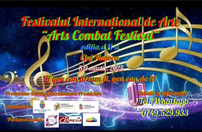 8-9.03 Festivalul internațional de arte: Arts Combat Festival