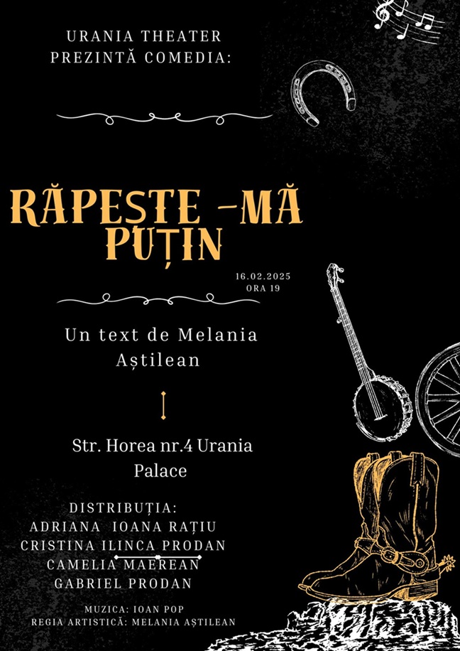 16.02 Comedie: Răpește -mă putin
