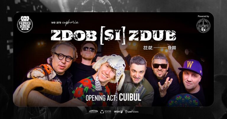22.02 Concert: Zdob și Zdub