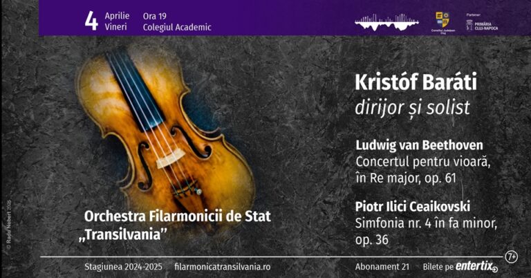 4.04 Concert simfonic – dirijor și solist Kristóf Baráti