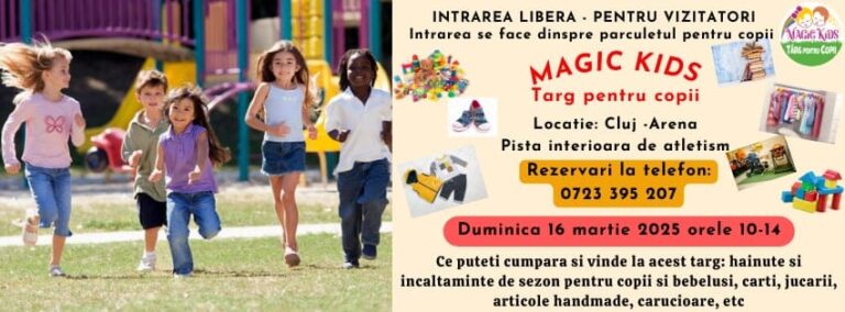 16.03 Targ pentru copii: Magic Kids