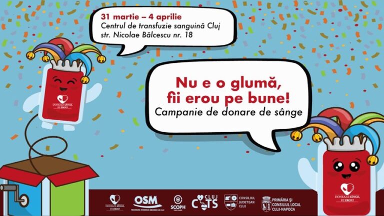 1.04 Cmpanie de donare de sânge: Nu e glumă, fii erou pe bune!