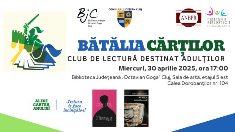 30.04 Club de lectura: Bătălia Cărților