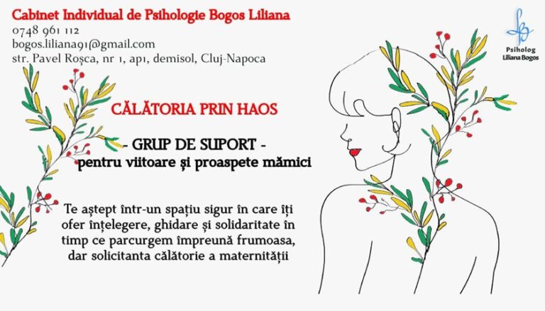 30.04 Grup de suport terapeutic pentru viitoare și proaspete mămici: Călătoria prin haos