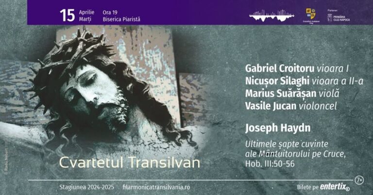 15.04 Recital cameral de Pasti: Cvartetul Transilvan