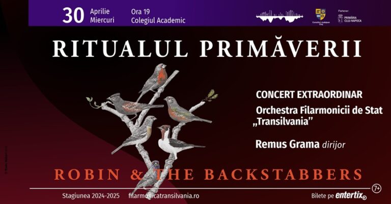 30.04 Concert extraordinar: Robin and the Backstabbers – Ritualul primăverii