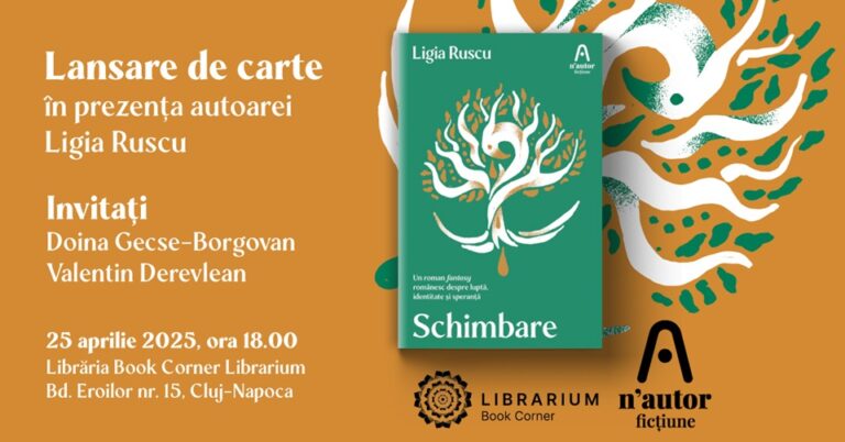 25.04 Lansare de carte: Schimbare